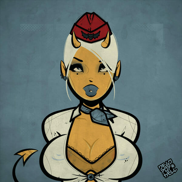 Flight 666 Demon Girl NFTs